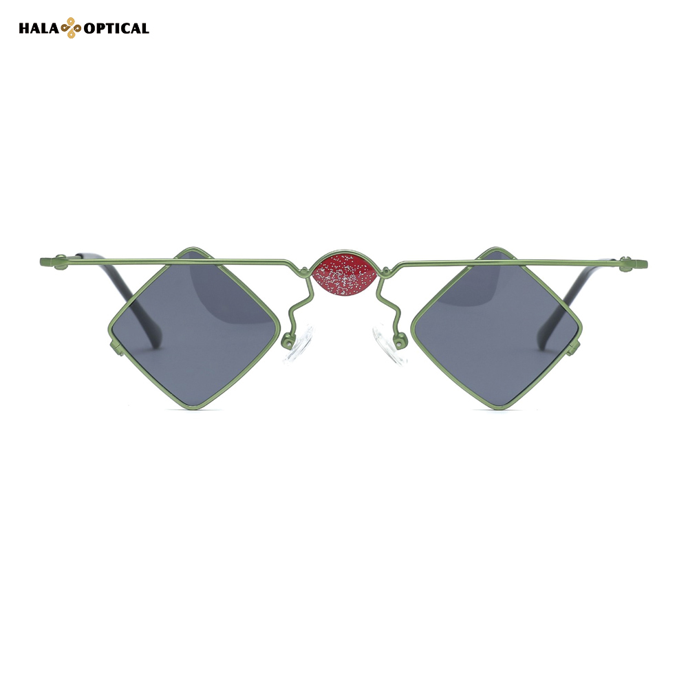 HM1024 - The Ultimate Glasses for Long Faces HM1024 Diamond Wide Frame | Long Face Slimming Glasses |