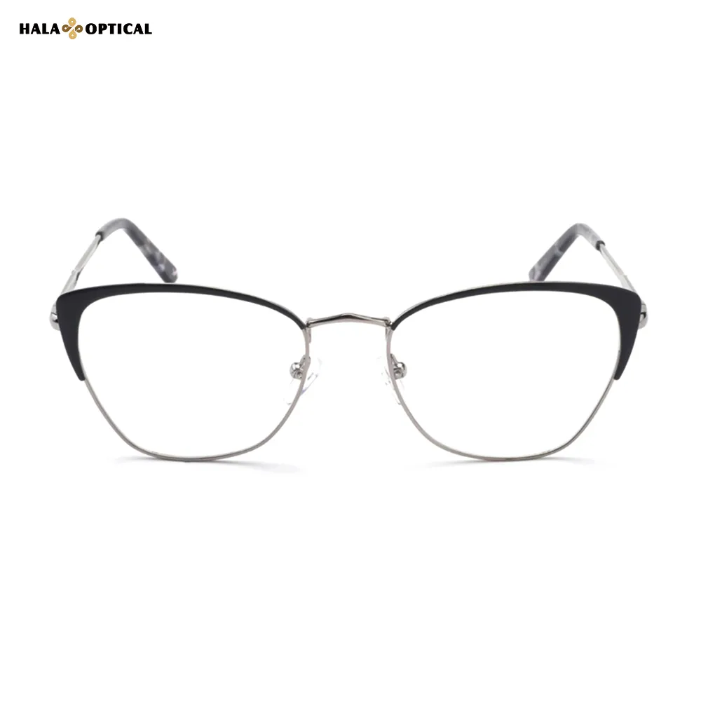 Premium Metal Cat-Eye Optical Frames for Women | Lightweight & Stylish | Factory Direct