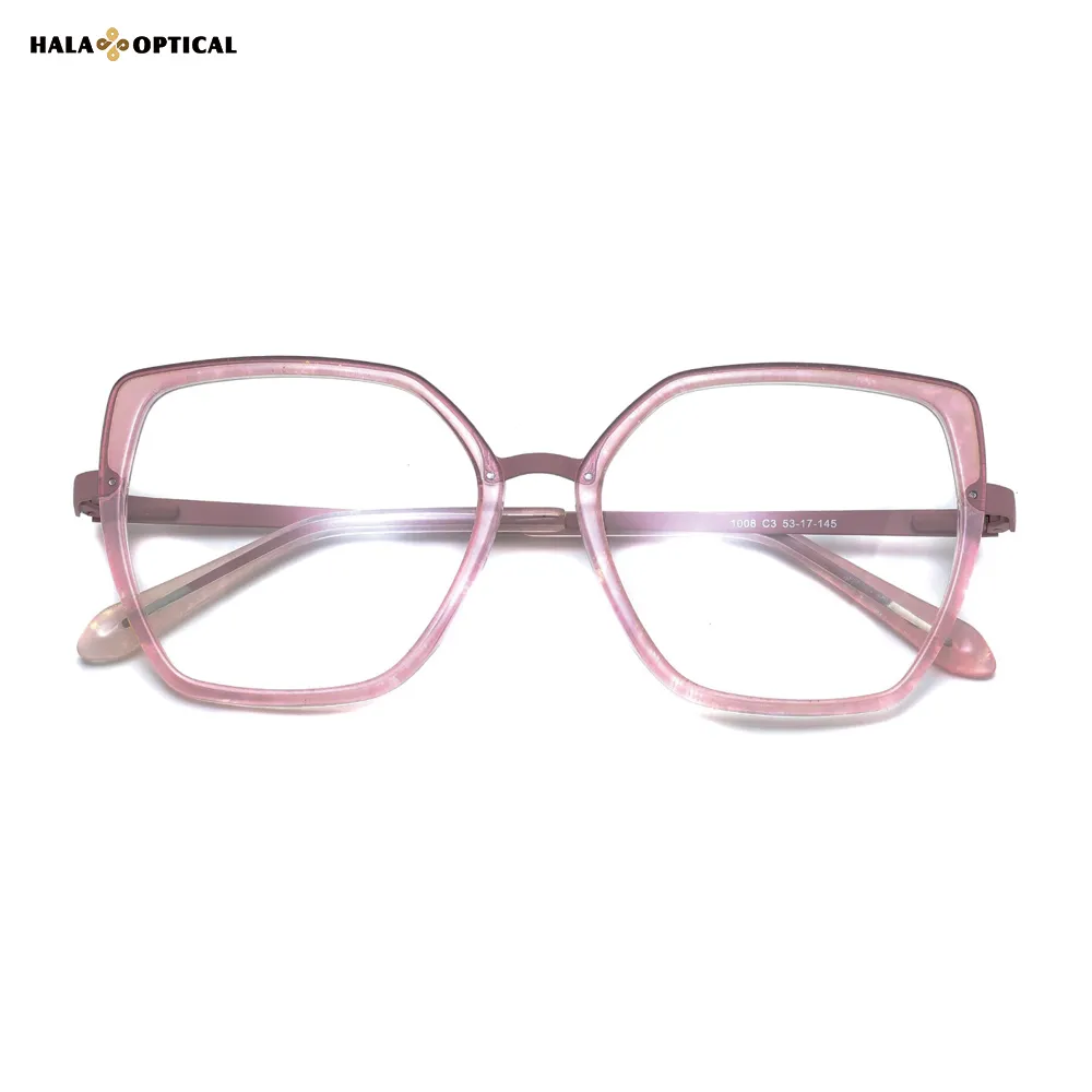 Transparent Macaron Square Optical Frames – Lightweigh & Fashionable summmer 