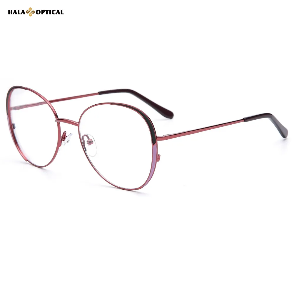 HM1877 Women’s Round Optical Eyeglasses – Rich Tones, More Layered Sense