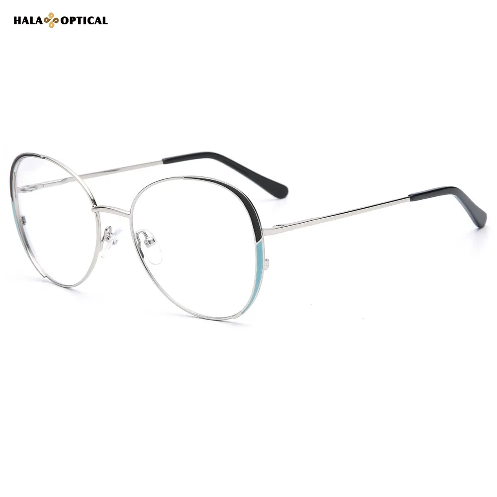 HM1877 Women’s Round Optical Eyeglasses – Rich Tones, More Layered Sense
