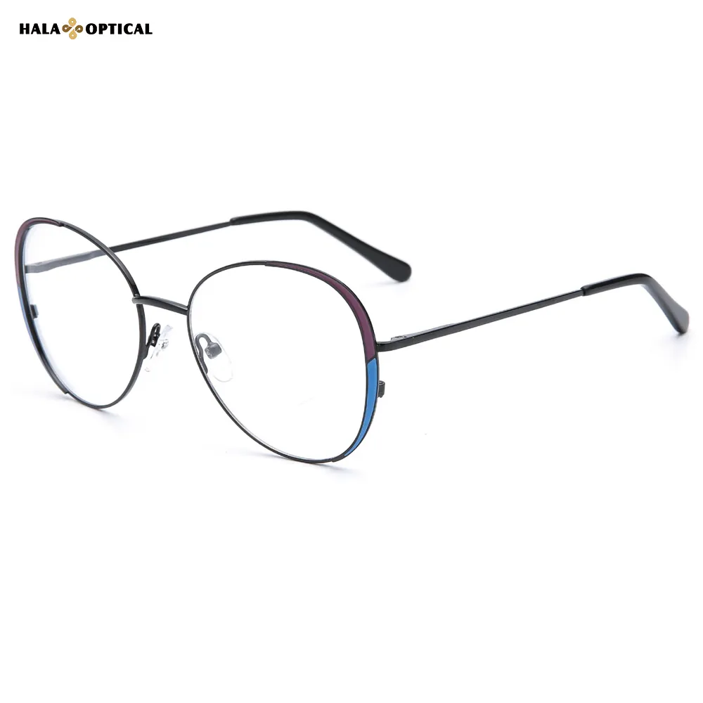 HM1877 Women’s Round Optical Eyeglasses – Rich Tones, More Layered Sense