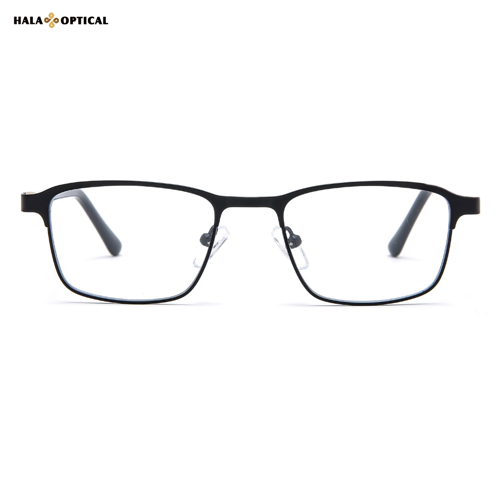 HM18024 Premium Metal Optical Frames – Minimalist &amp; Executive Style for Men