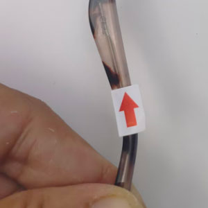 arrow mark to indentify the defective issue by 3rd party after inspection