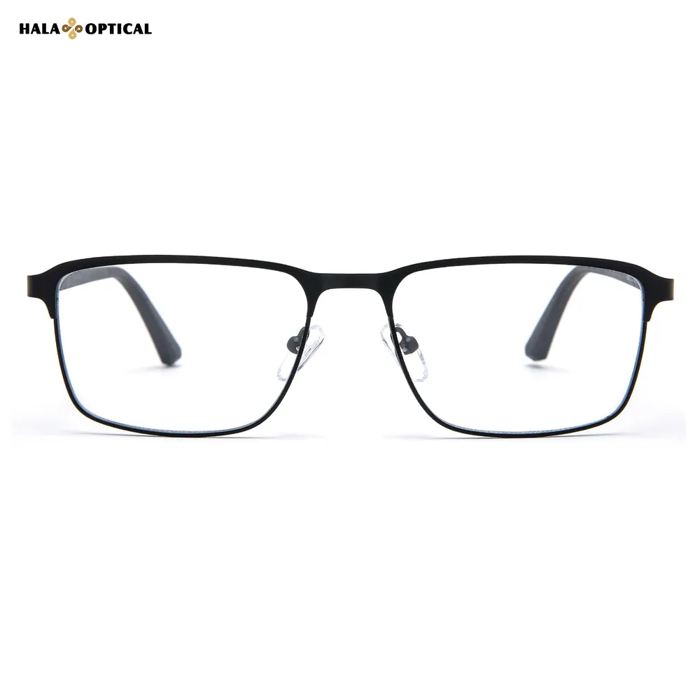 HM18058 Business Rectangular Metal Optical Frames HM18058 Business Rectangular Metal Optical Frames | Professional's Pick | Factory Direct