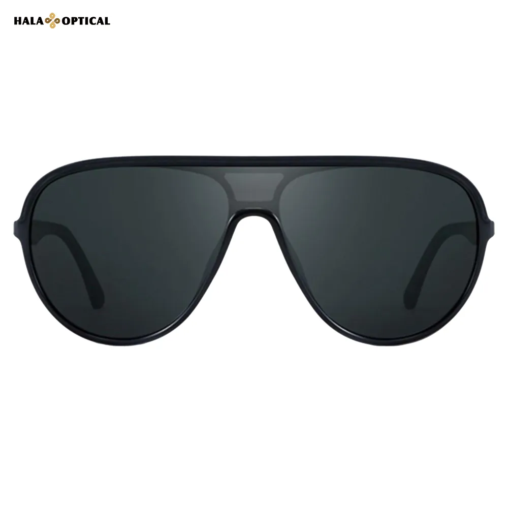 HS55013 – Premium Metal Pilot Sunglasses HS55013 Bold Pilot Sunglass Frames – Trendy Metal Design, Logo Detailing