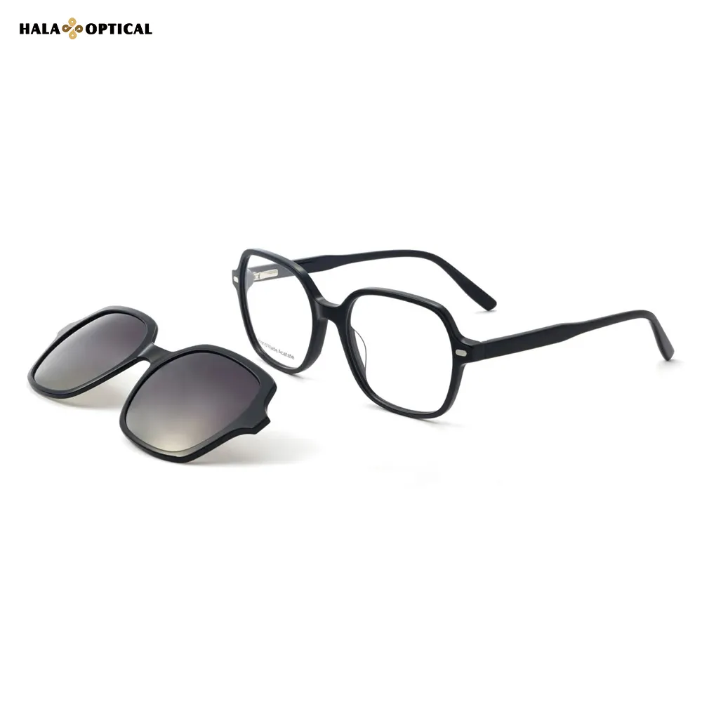 🧲HS8566 Magnetic Clip-On Eyeglasses | Effortless Elegance | Magnetic Versatility
