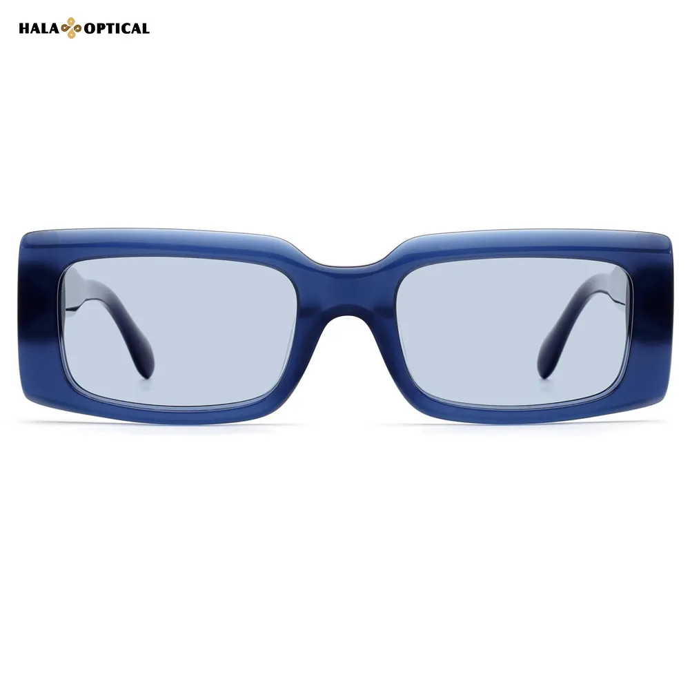 HST09 Slimming Rectangle Acetate Sunglasses Frame HST09 Slimming Rectangle Acetate Sunglasses Frame | Face Slimming